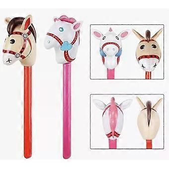 2 Inflatable Hobbyhorse For Girls & Boys Fun Party Game Birthday