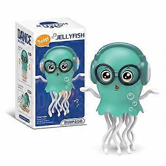 Fun Magic Dancing Jellyfish Toy, Kids' Light and Music Sensory Interactive Electric Toy, Ideal Birthday Gift for Boys an [MI]