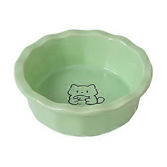 Ceramic Cat Bowl – Weighted Non Slip – for Cats & Small Dogs