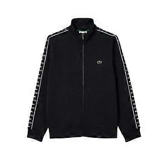 Sudadera con cremallera completa y rayas para hombre de Lacoste