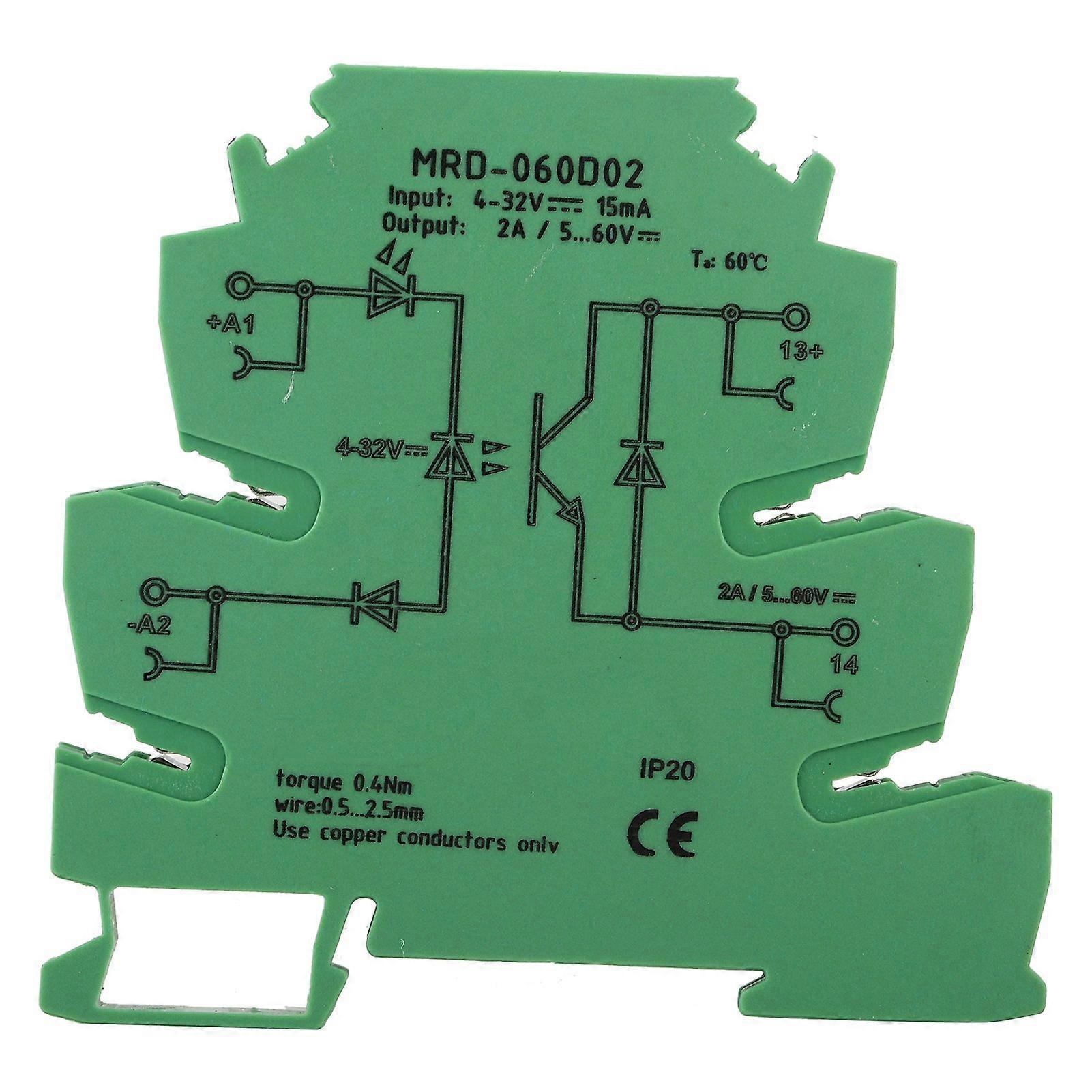 MRD-060D2 Ultra Thin 6.2mm Solid State Relay Module Input 4-32VDC NO