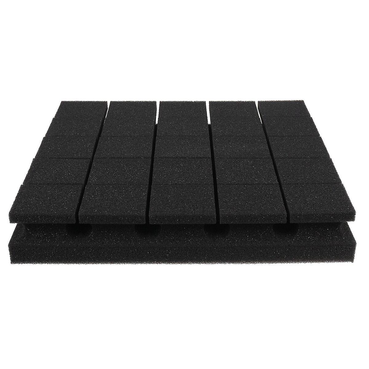6Pcs Acoustic Panels Tiles Studio Soundproofing Sound Foam Wedge Ktv Home 30x30x3cm