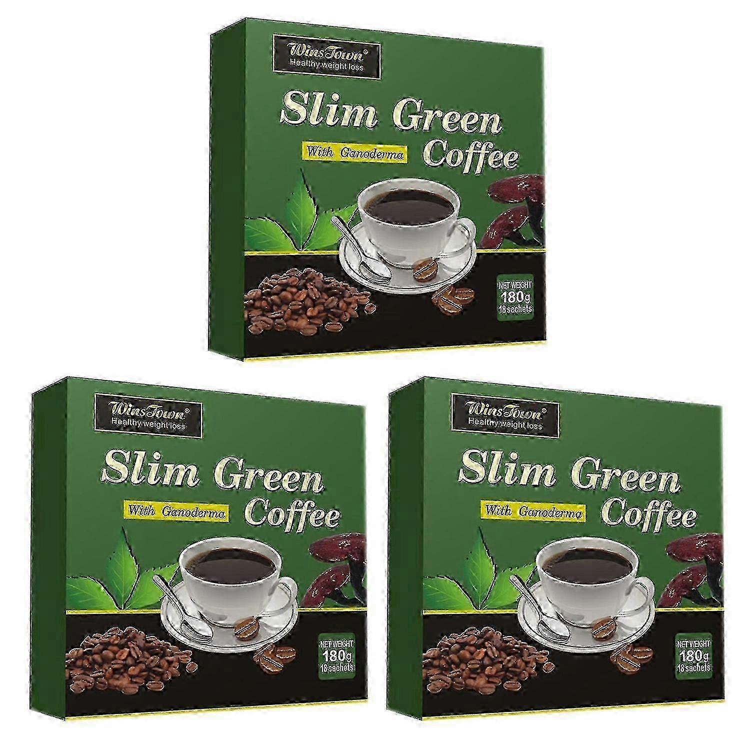 18-54 pezzi di caffè verde, caffè verde dimagrante con Ganoderma, caffè dimagrante per donne e uomini