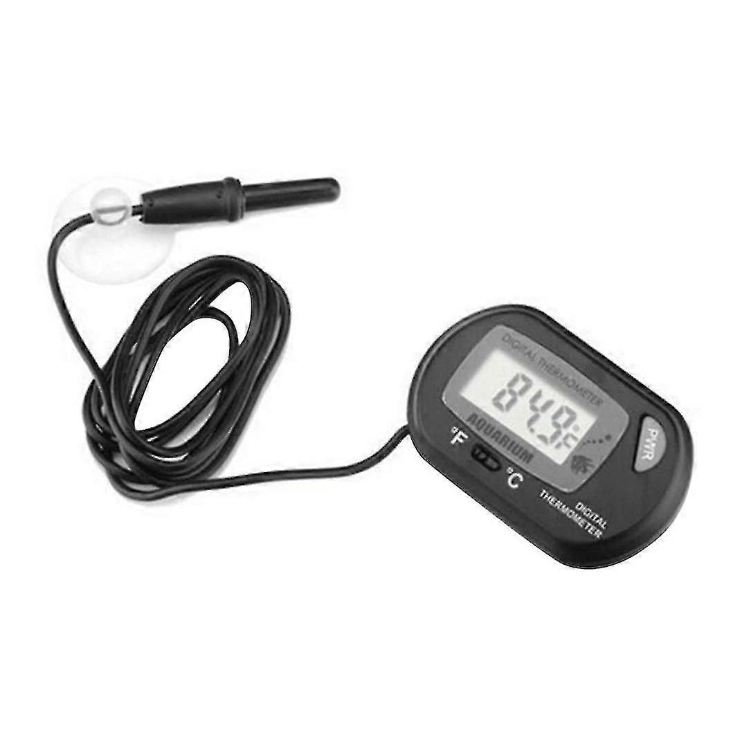 Módulo de aquário digital termômetro lcd termômetro do sensor preto
