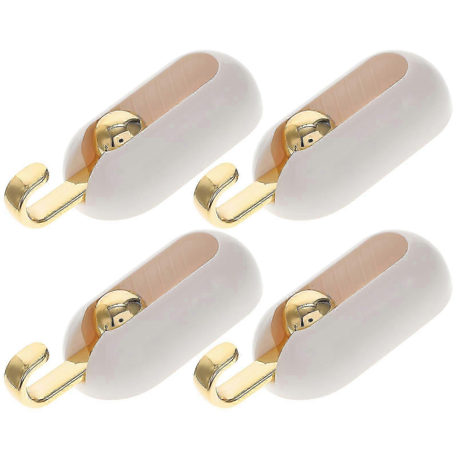Wall Hooks Adhesive Sticky Hook for Hanging Clothes 4Pcs Multi-Purpose Hooks