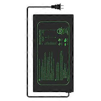 Plant frø Oppvarming Pad Hage Forsyninger Arachnids Reptiler 4 Plug Modeller Pvc Bærbar Vanntett Gnagere Holdbar Svart