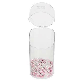Organizer per strumenti per il trucco, scatola trasparente per pennelli da trucco, per riporre le perle