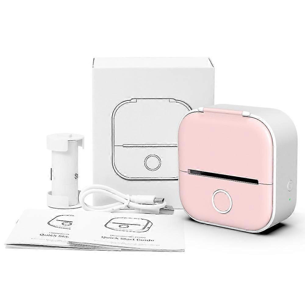 Mini Pocket Printer Portable Bluetooth-compatible Thermal Printer Inkless Sticker Printer