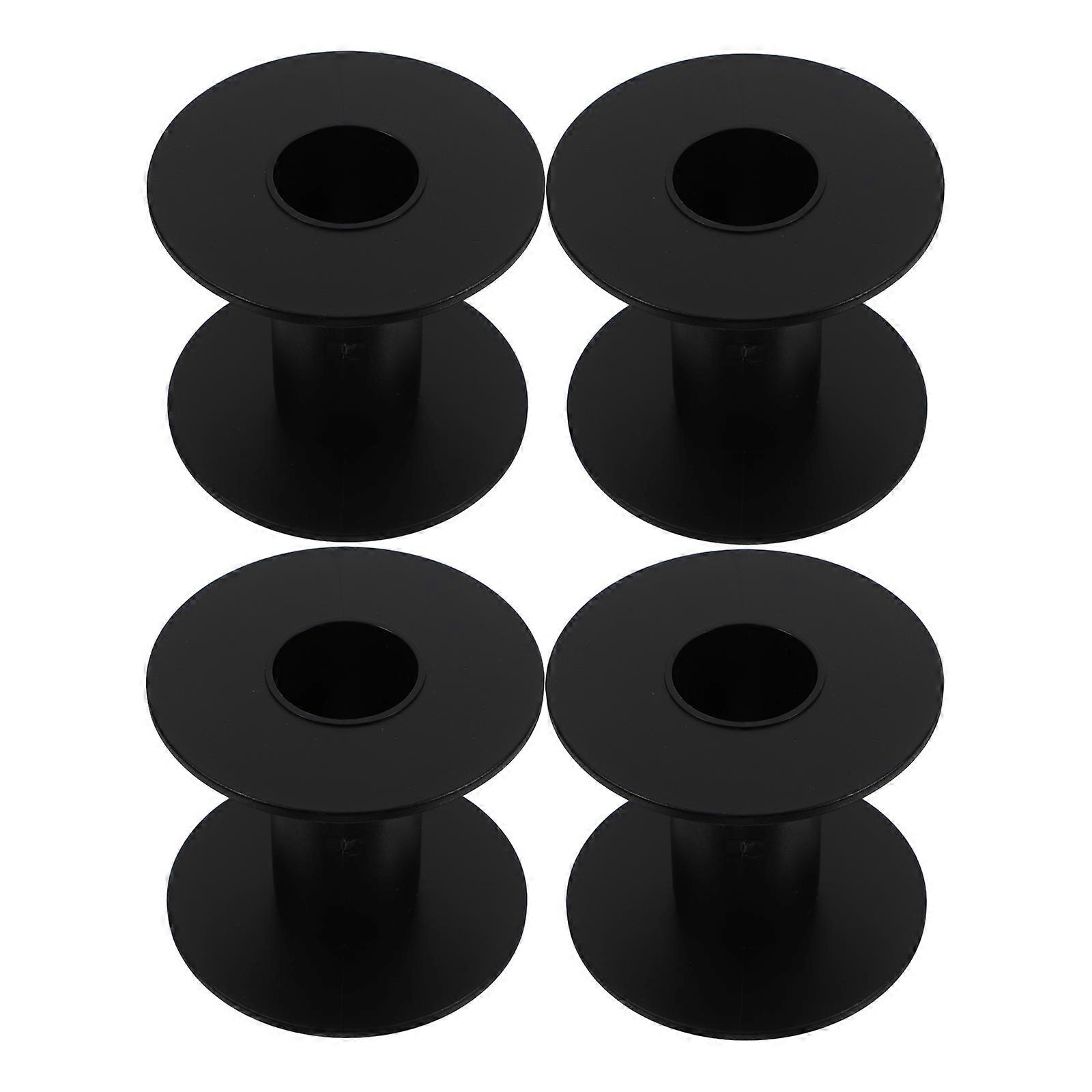 4pcs Cable Spools Empty Wire Spools Replaceable Cable Bobbins Replaceable Wire Bobbin Plastic Spools Plastic Bobbin Cable Storage Supply Cable Spool P