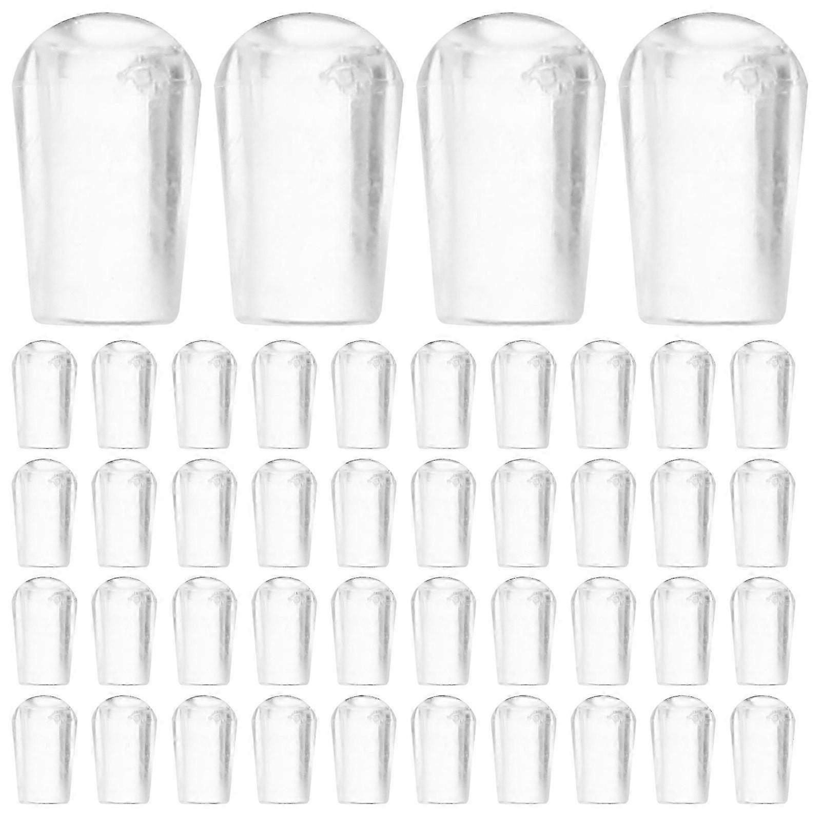 100pcs Thread End Tip Covers 100pcs Plastic Hook Hanger Protector Caps