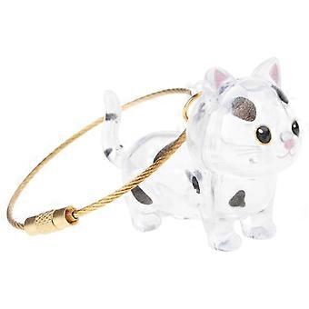 Memorial Pet Lover Organizadores esenciales de pelo de gatos con forma de gatito para almacenar la construcción de pelo de muda