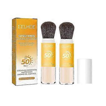 Sunscreen Setting Powder Natural, Light, Breathable, Oil-controlling, Long-lasting Makeup-free Sunscreen Setting Po