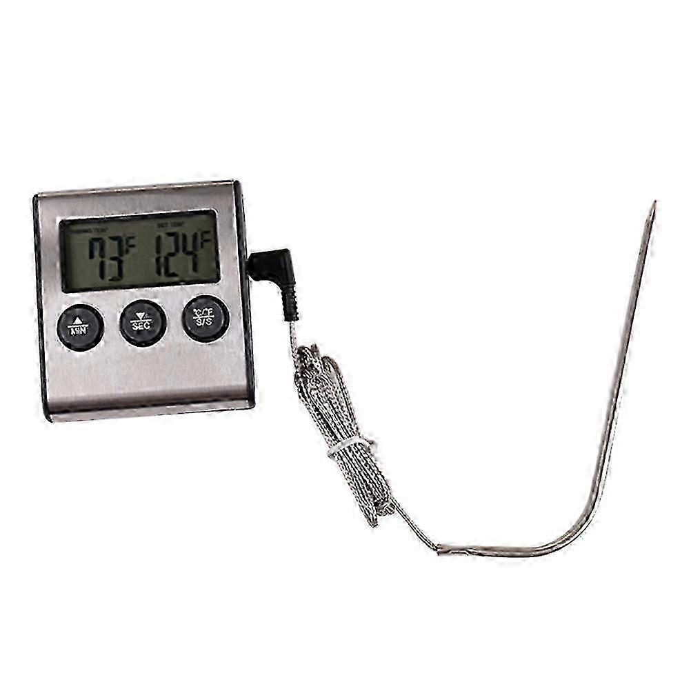 Alarm-Enabled Digital Cooking Thermometer
