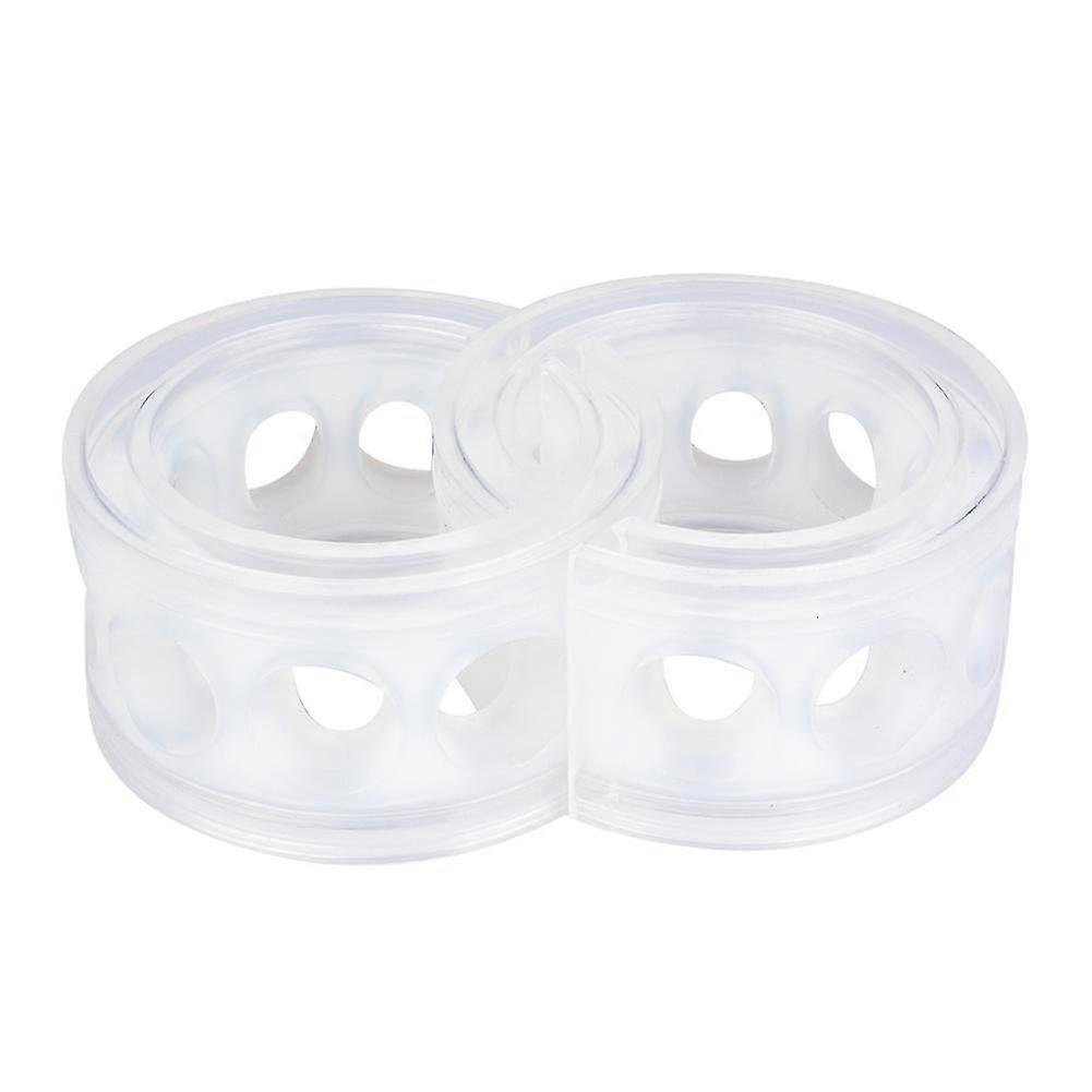 2pc Transparent Shock Absorber Buffer Retainer TPE Spring Buffer Power Cushion Type A+