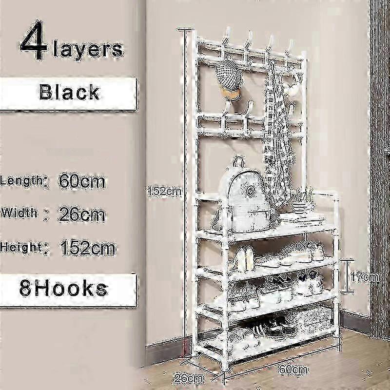 Sturdy Over-Door Shoe & Coat Organizer