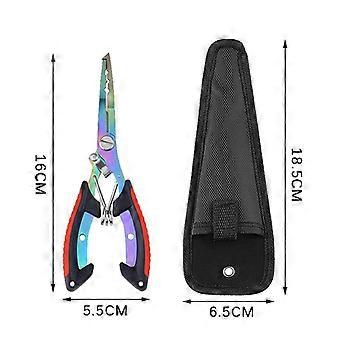 Fish Pliers Ergonomics Anti-Slip High-Strength Multifunctional Cut Fishing Line Fishing Tied Hooks Pliers Angling Equipment