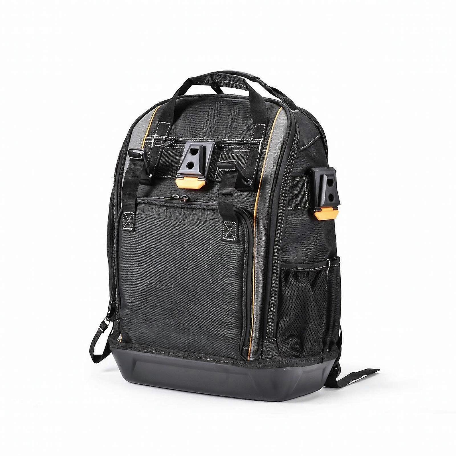 Tool Backpack with Molded Base Reinforced Tool Backpack Padded for Maintenance