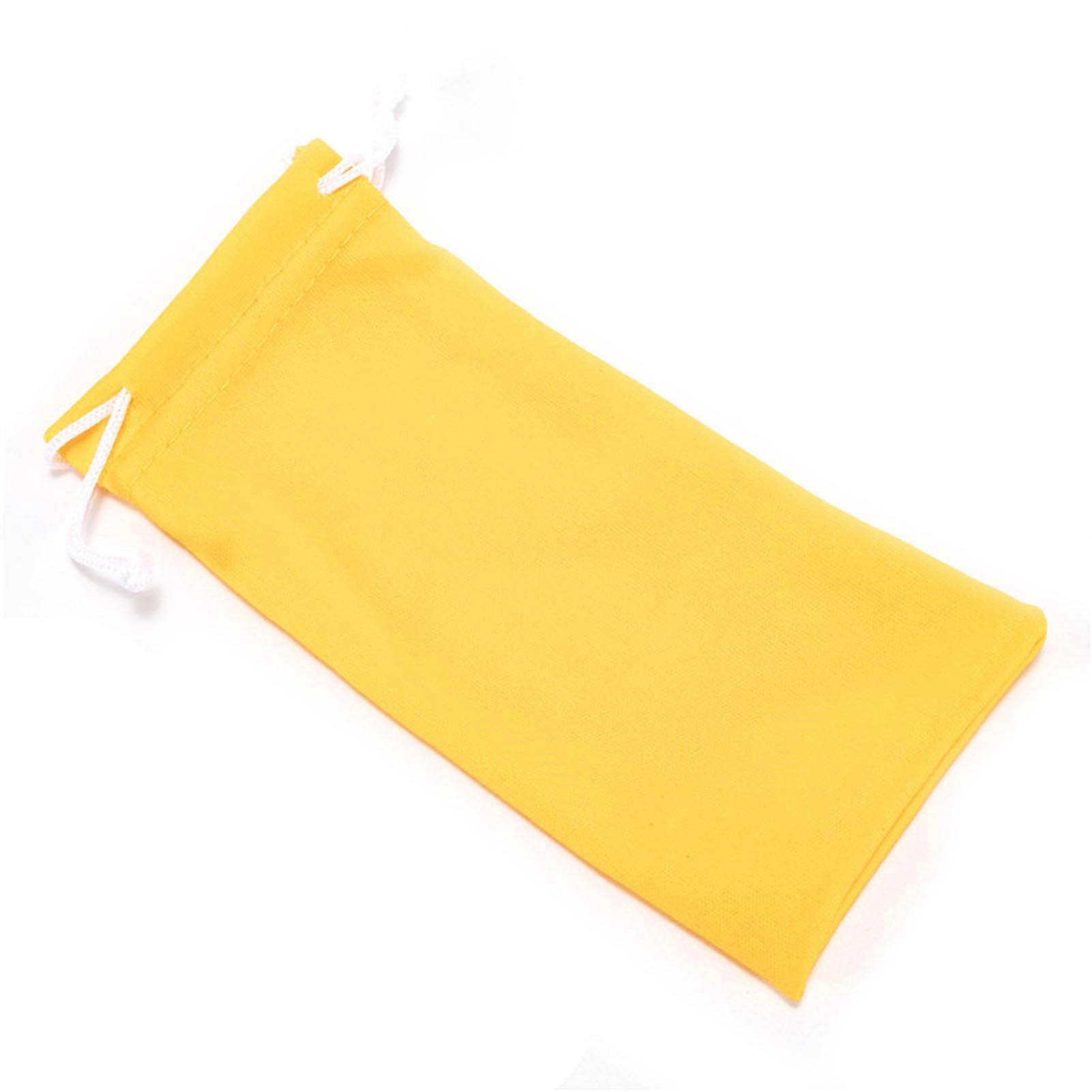 Soft Microfiber Eyeglass Pouch With Drawstring