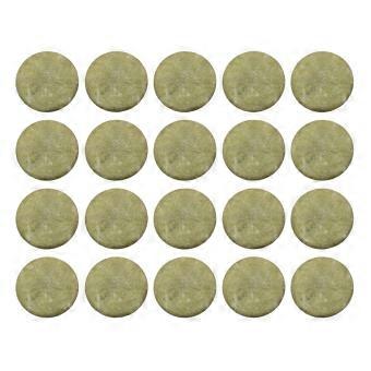 Eyelash Extension Pad Jade Stone for Eyelash Extension 60Pcs Light Brown