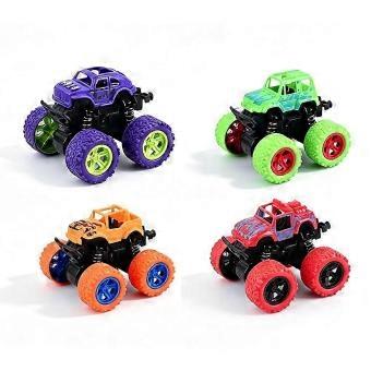 Friction Powered Toy Cars for Kids All Terrain Stunt Trucks for Indoor Outdoor