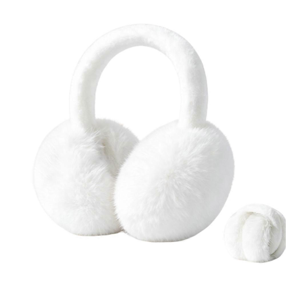 Plush Winter Earmuffs Warm Ear Warmers Wind Resistant Full Coverage Soft