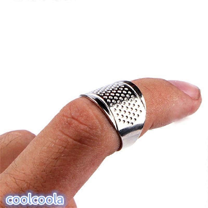 Sewing Needles Finger Protector Sewing Thimbles Adjustable Ring Quilting Tools DIY Tool