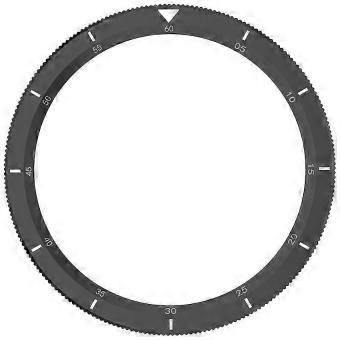 Replacement Bezel Metal Bezel Accessories for Xiaomi Watch\xa0S4/S4\xa0eSIM/S3/S3\xa0eSIM (Scale Black)-bj