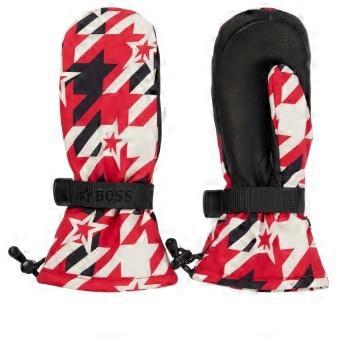 Boss Unisex Adult Houndstooth Ski Gloves
