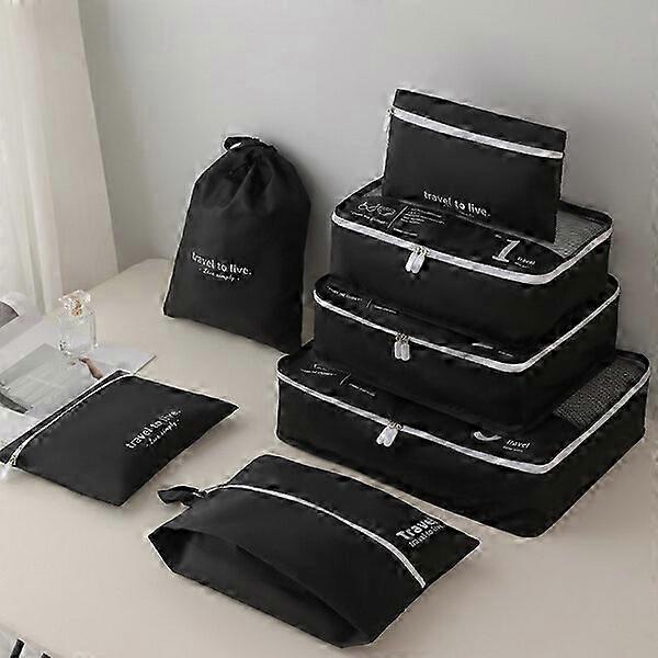 Dustproof 7-Piece Luggage Organisation Kit