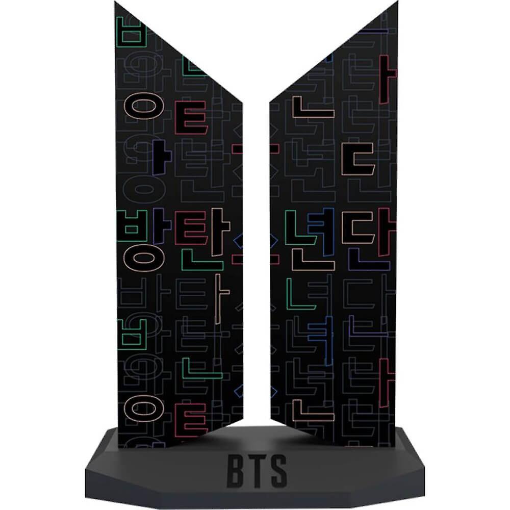 Licensed BTS Premium Logo Replica Initials BTS Imprinted On One Side 18cm