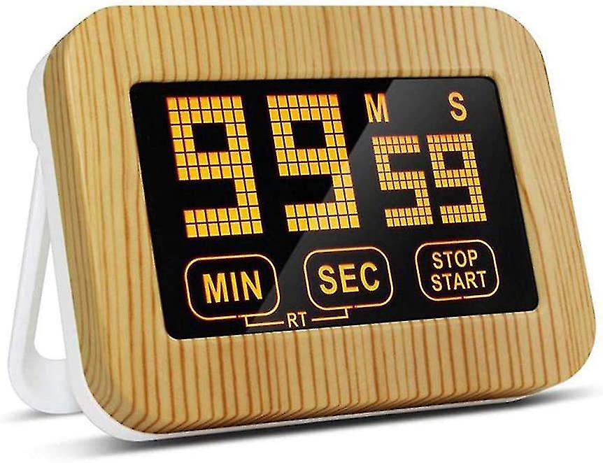 Th Kitchen Timer, Touch Screen Cooking Timer Magnetic Countdown Count Up Timer With Backlight Lcd Display Electronic Timer Loud Alarm Clock For Cooki