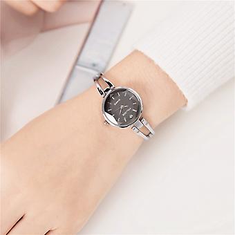Veeki Vintage Damen Quarz Uhr Mode Casual Damen Uhr Stereo Armband Uhr