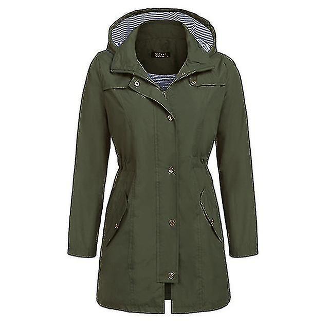 utendørs damer hette kvinner regnfrakk - himmelblå