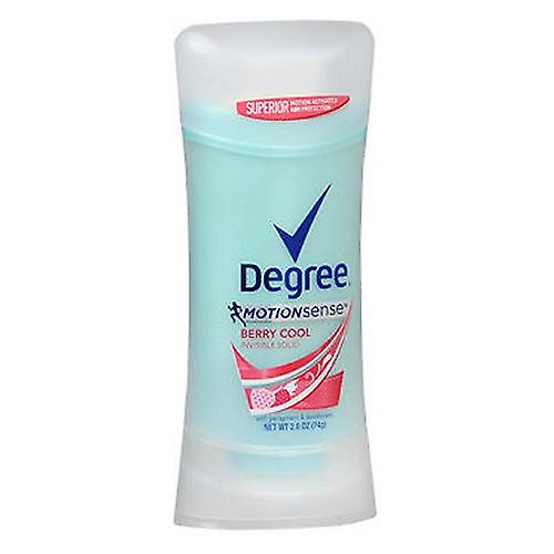 Degree Motionsense 止汗除臭剂 Berry Cool,2.6 盎司(1 件装)