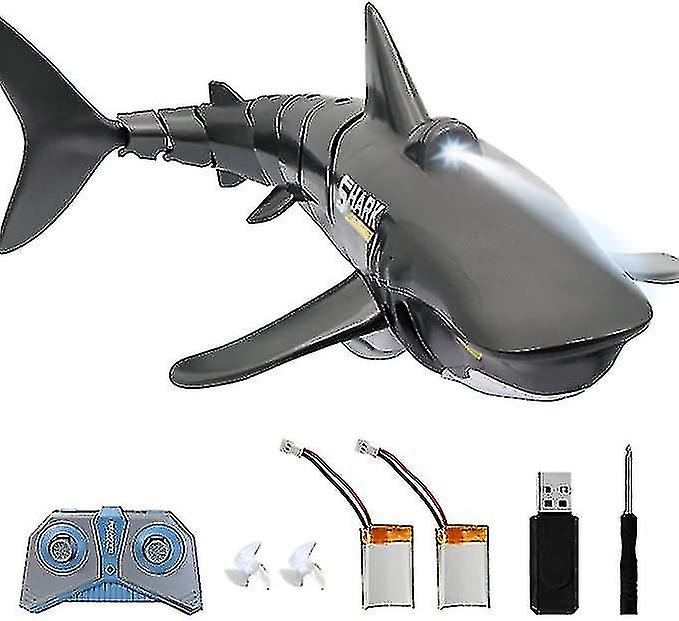 Two Batteries,2.4g Remote Control Shark Toy