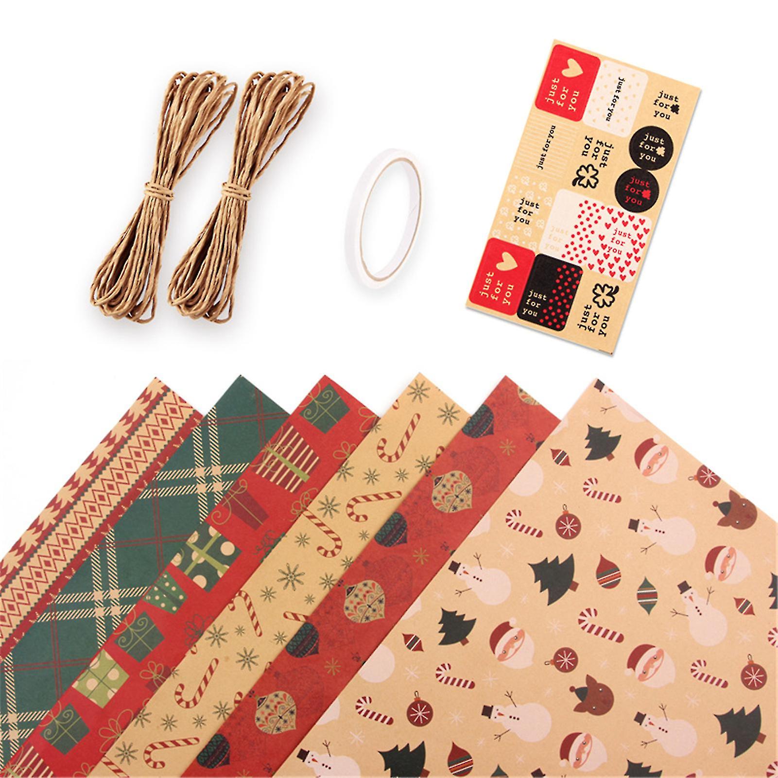 Cuttable Christmas Wrapping Paper Multipurpose Christmas Elements