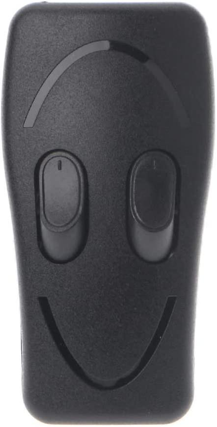 Double control switch for table or floor lamp