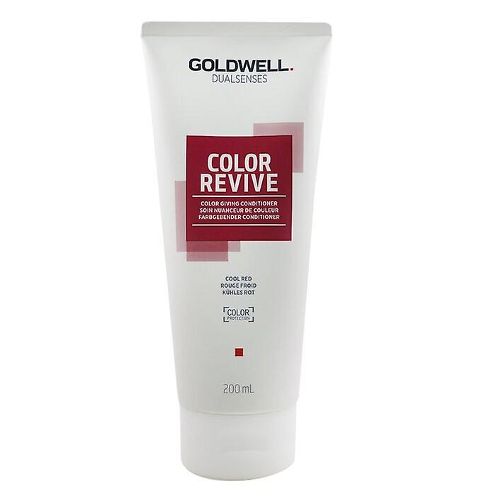 Goldwell Dual Senses Color Revive Color Giving Conditioner - # Cool Red (box Slightly Damaged) 200ml/6.7oz