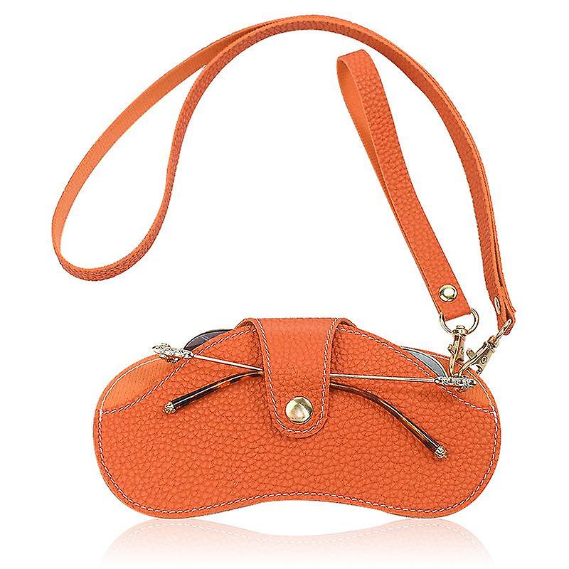 Leather Glasses Case Portable Sunglasses Pouch