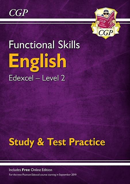 Functional Skills English Edexcel Level 2 Study Test Practice by CGP Books Paperback Book