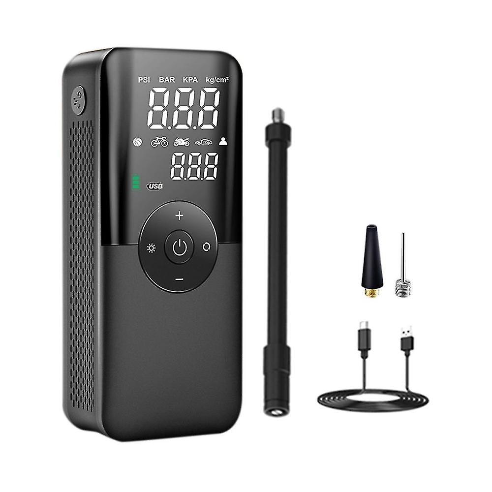 Rechargeable Air Pump Tire Inflator Portable Compressor Digital Cordless Car Tyre Inflator For Bic