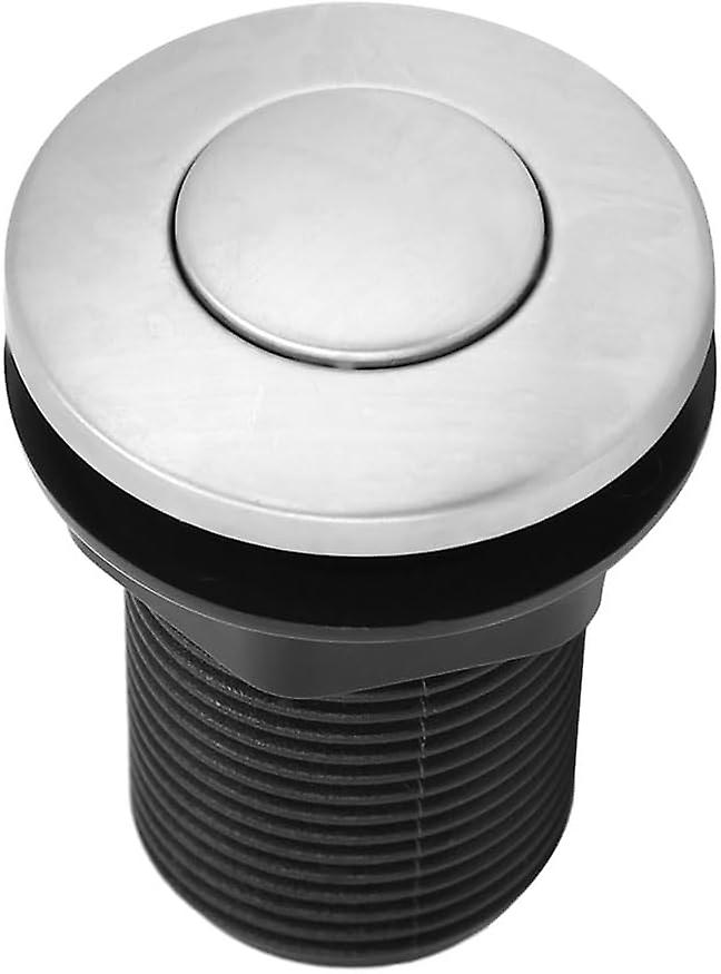 Garbage Disposal Pneumatic Switch 32mm Stainless Steel Push Button Pneumatic Switch Bathtub Activation Switch