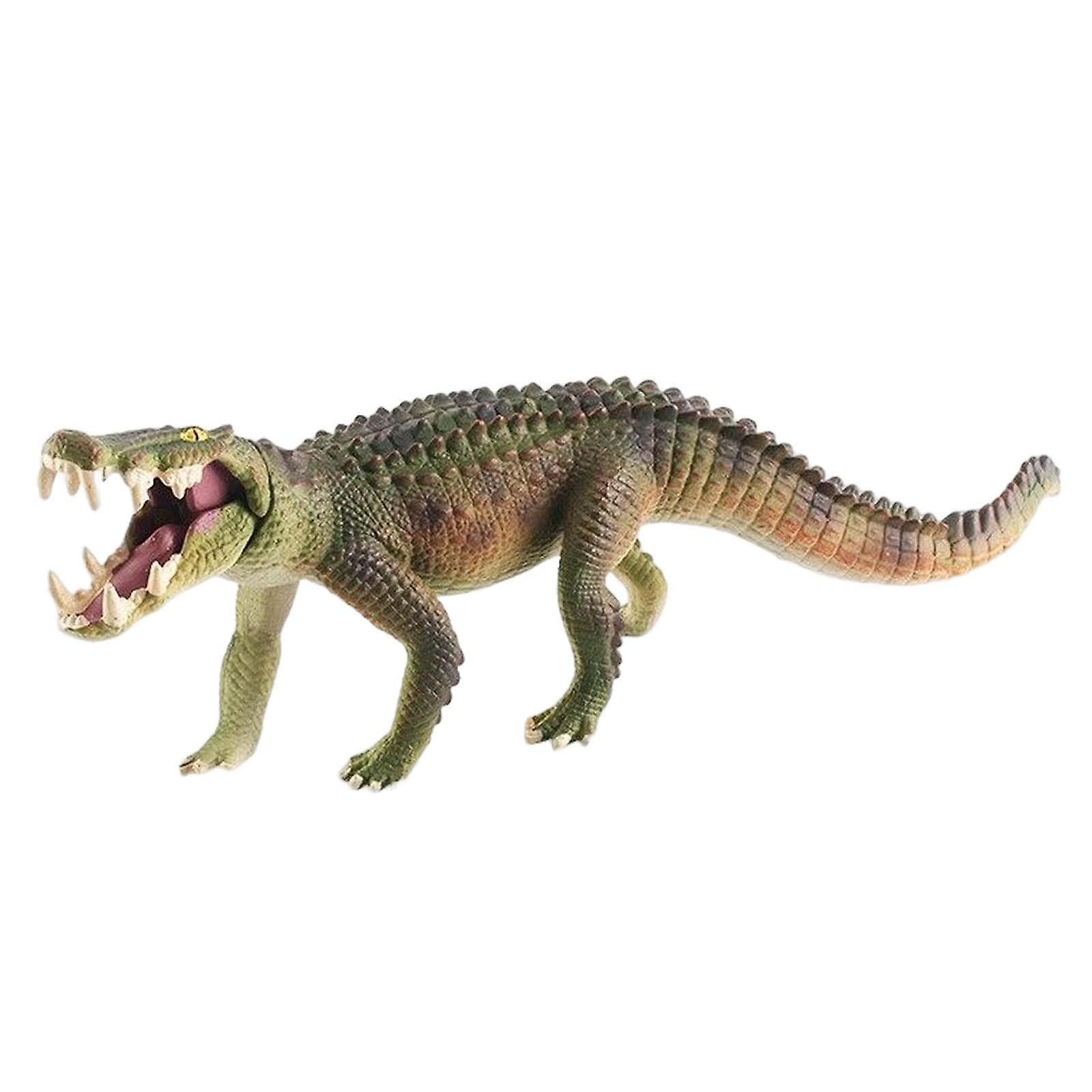 Simulation Crocodile Figurines Educational Learning Toy for Children Green