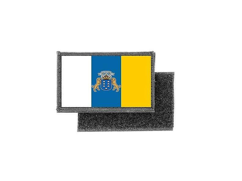 Patch ecusson prints flag badge canary islands