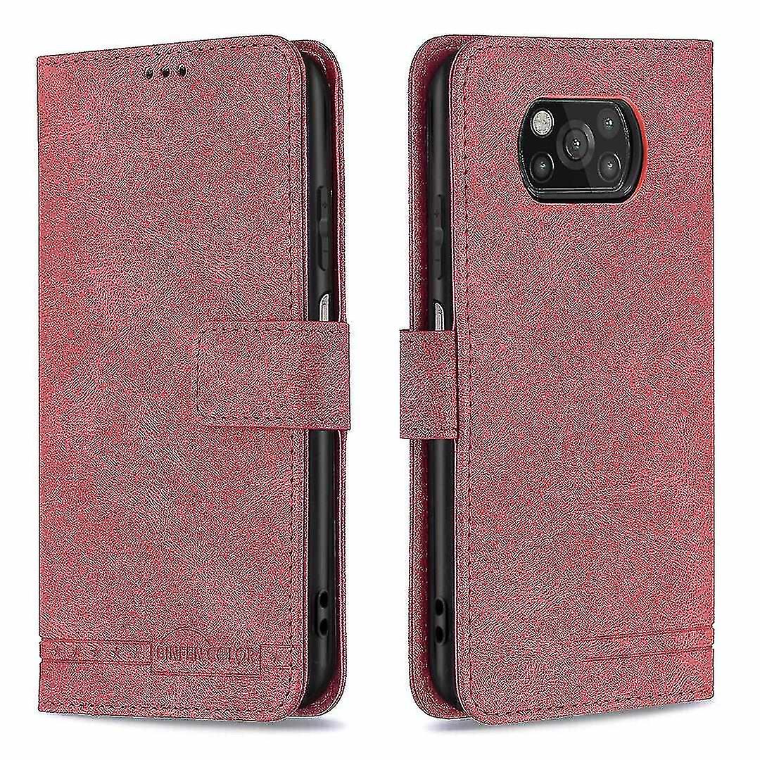 Compatible With Xiaomi Poco X3 Pro Case Wallet With Rfid Blocking Credit Card Slot Viewing Stand Mag
