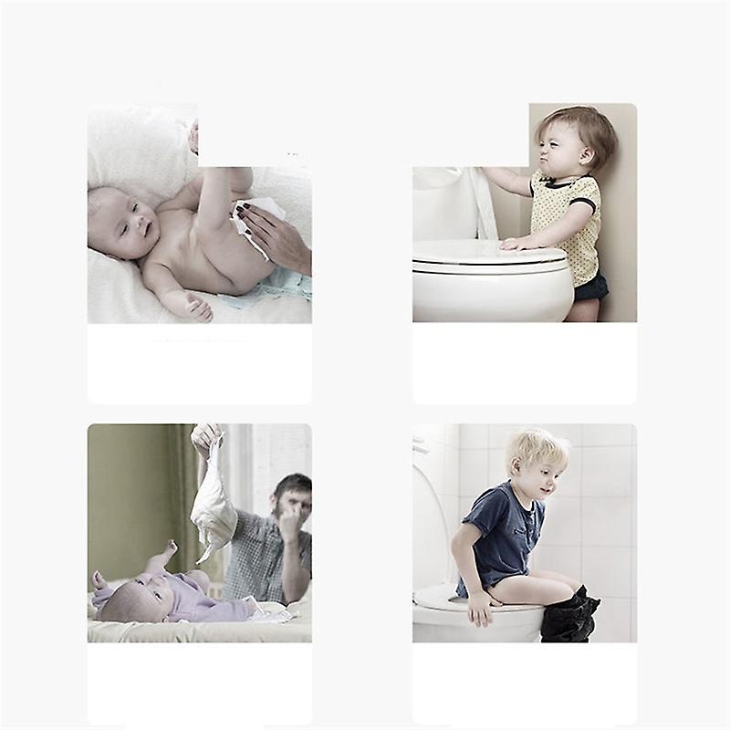 Toddlers Training Toilet Navy Blue PP Material Elevated Easy Clean