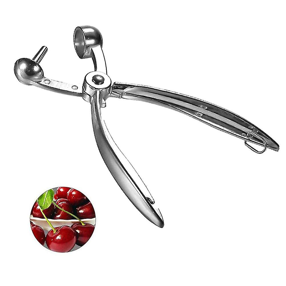 Cherry Corer Pitter Tool Zinc Alloy Cherry Pits Remover Chopping Tool to Remove Cherries Stone