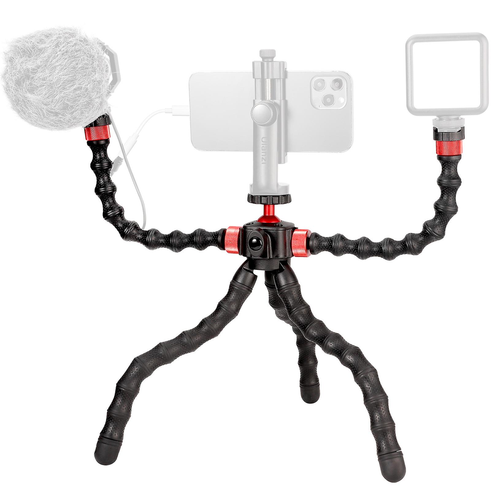 Flexible Octopus Tripod Stand With Dual Extension Arms Bracket