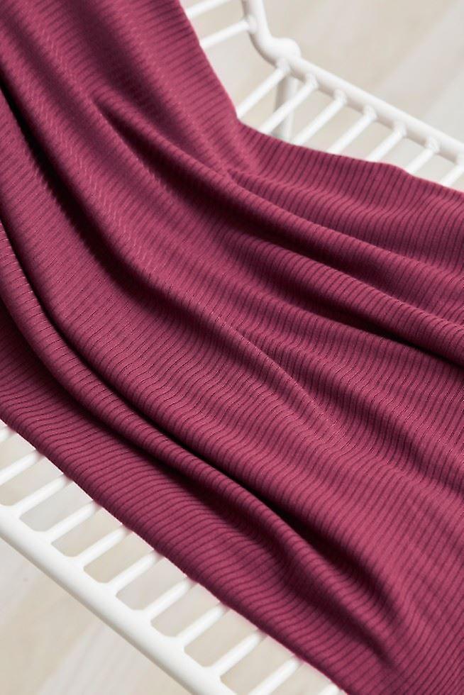 Meet MILK Derby Tencel Modal Rib Stretch Knit Fabric Pink - per metre