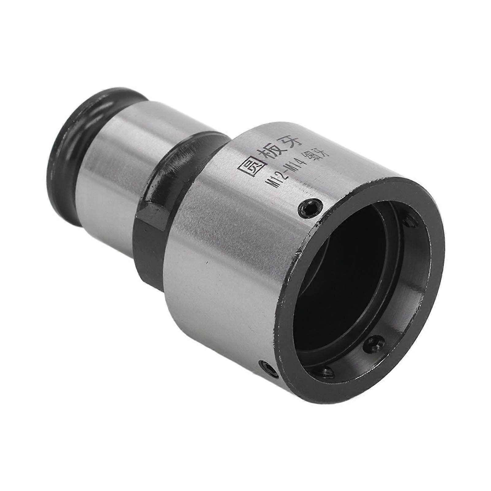 Round Die Chuck 31mm OD Interface Carbon Steel Precise Lathe Tool Round Die Tapping Collet Fine Thread